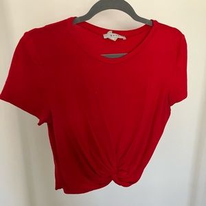 Red Crop Top
